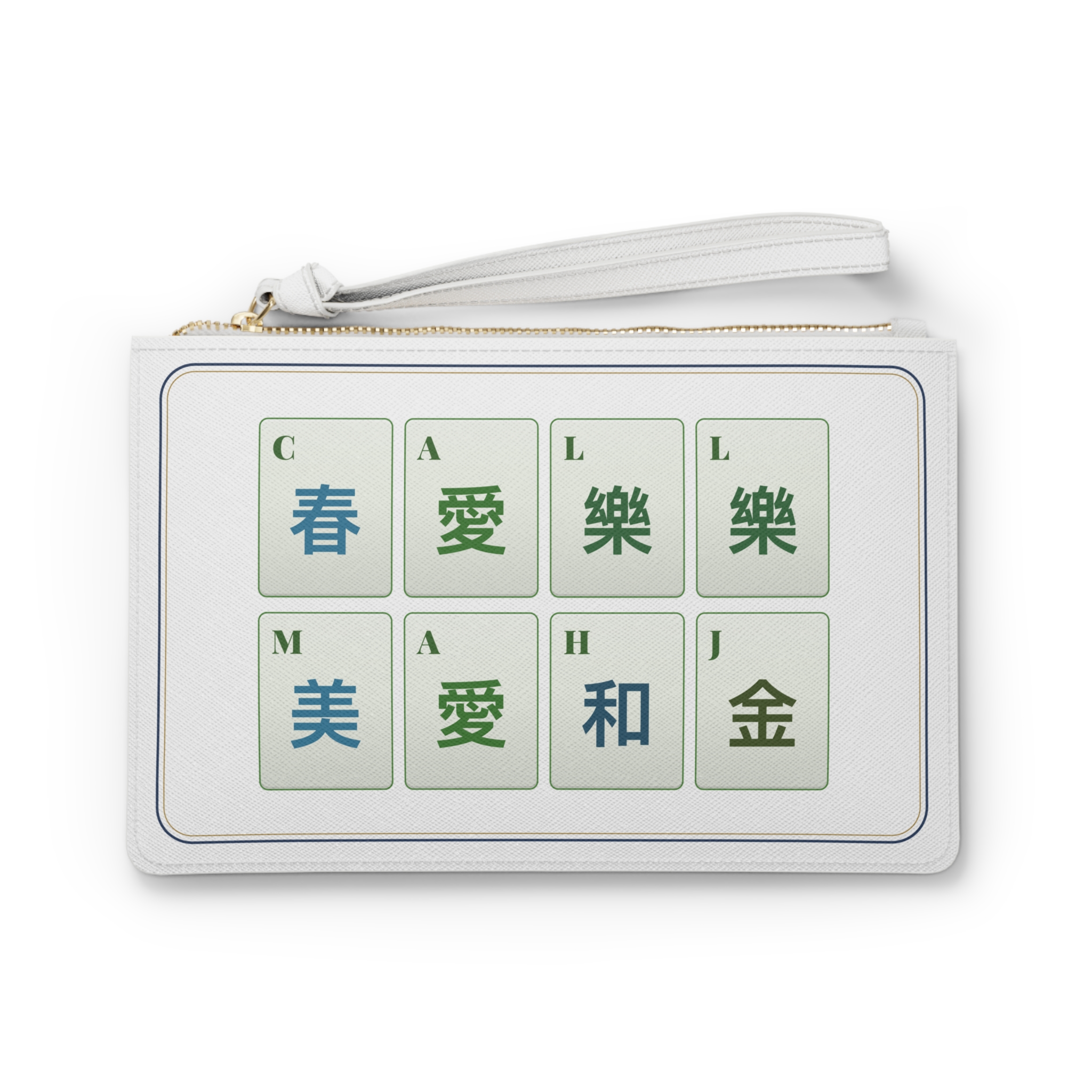 Mahj Card Clutch — PRODUCT RENDER